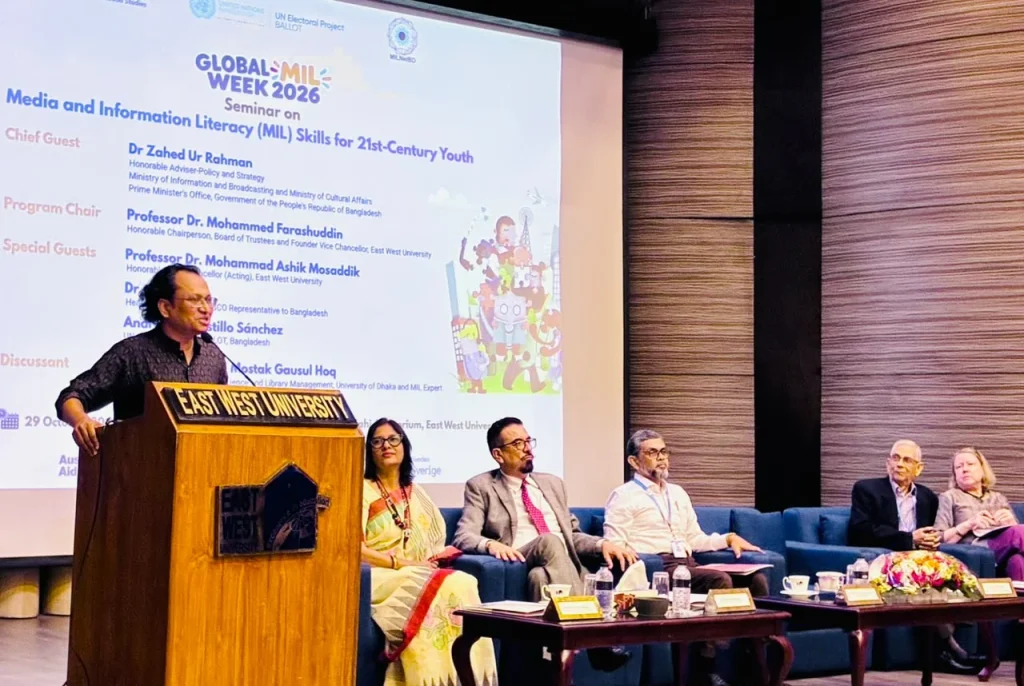 The FE – Dr Zahed stresses media, digital literacy to combat disinformation