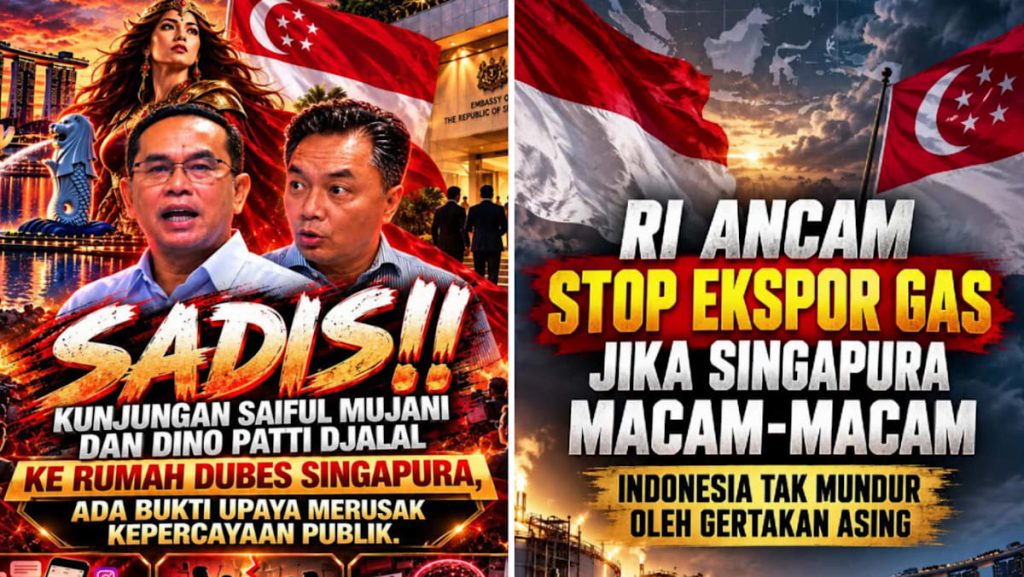 Coordinated disinformation campaigns target Singapore over Indonesia markets and made-up meeting