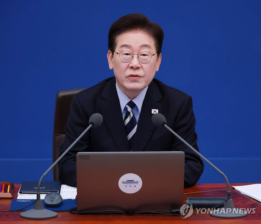 President Lee Jae Myung recently said false information was spreading about eggs imported from Brazi..